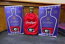 Georgia bulldog Crown Royal 2026 Season limited edition Box and Georgia G bag picture