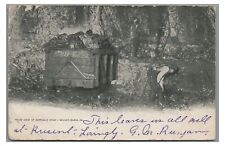 Inside View of Dorrane Mine WILKES BARRE PA Anthracite Coal Mining Postcard picture