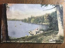 Perch Rock Crystal Lake Averill Park New York NY Postcard picture