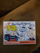 Ron Ferdinand Custom Signed Card - Dennis The Menace Cartoonist picture