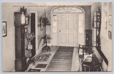 Newfane Vermont Newfane Inn Entrance Hall Divided Back Interior Postcard picture