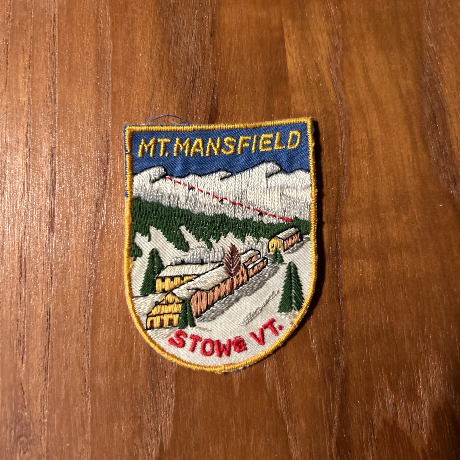Vintage Mt Mansfield Stowe Vermont Ski Patch Rare 60s Vintage Mt Mansfield Stowe Vermont Ski Patch Rare 60s