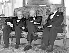 Photo Winston Churchill, Dwight Eisenhower, Harold Macmillan-London-1959 picture