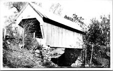 RPPC Thetford VT- Vermont, The Covered Bridge Postcard picture