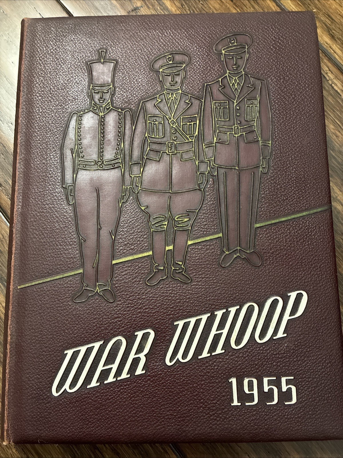Norwich University WAR WHOOP Yearbook 1955 Norwich VT rare Soldier Military