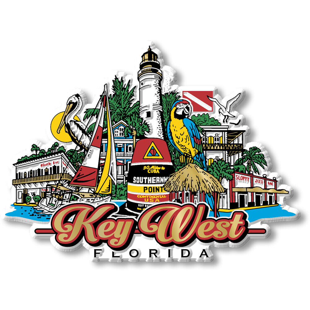 Key West City Magnet by Classic Magnets