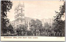 Westminster Abbey London England From Dean's Yard Postcard picture