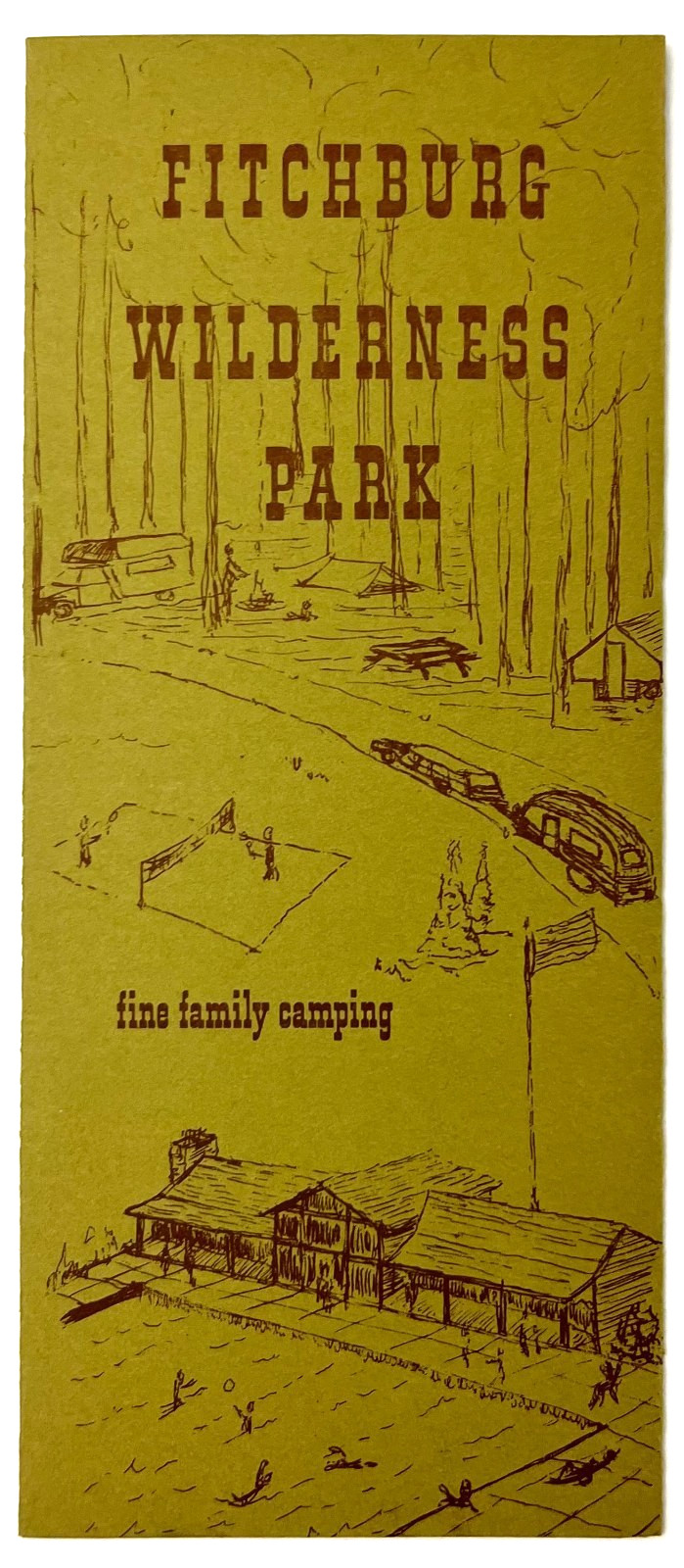 1970s Fitchburg Wilderness Park Stockbridge Michigan Travel Brochure MI 1970s Fitchburg Wilderness Park Stockbridge Michigan Travel Brochure MI