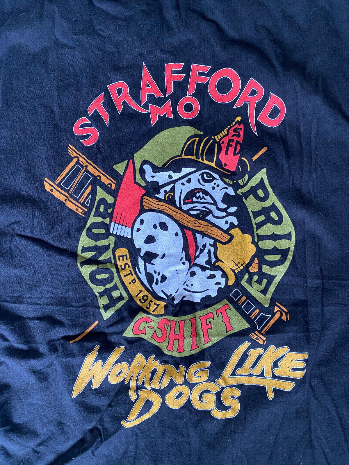 Strafford MO. C-Shift. Fire Rescue Department  T- Shirt Sz 2XL