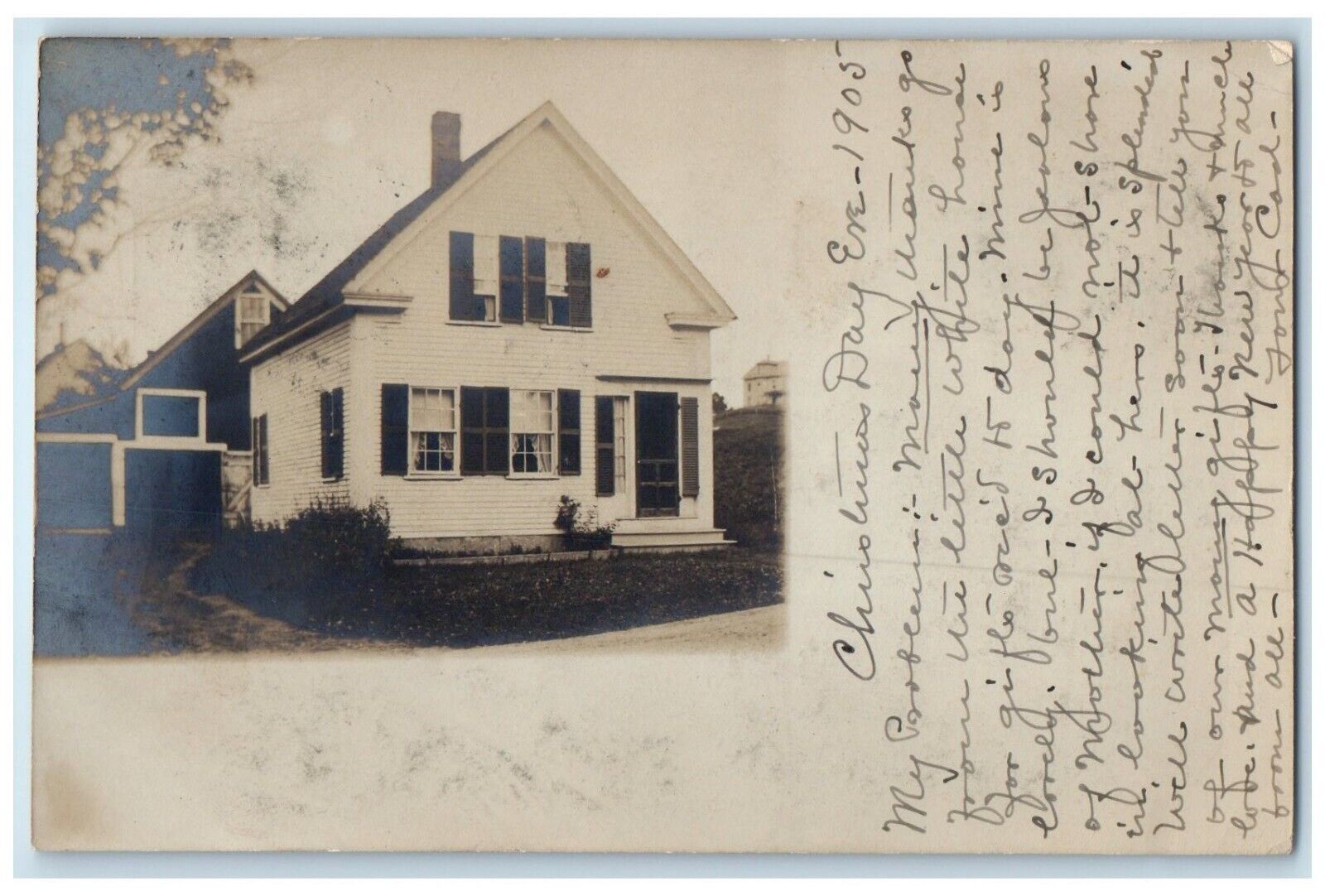 1905 House Scene Hardwick Minnesota MN RPPC Photo Posted Antique Postcard