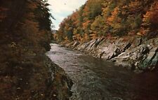 Postcard Quechee Gorge Vermont Ottauquechee River picture