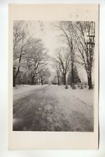  Real Photo Postcard Street Scene after a Snow Storm  Craftsbury Common  VT  picture