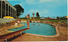 Washington, D.C. Holiday Inn 1960s Vintage Postcard - Pool Side picture