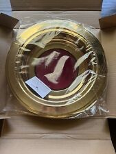 Sudbury Brass- Brass Offering Plate (Burgundy Felt Pad) Stainless Steel TC173BRG picture