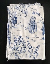 Winhall Up On Cranberry Hill Cotton Fabric Blue White 2005 41
