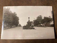 Marshfield WI Central Ave North real photo Postcard Wisconsin Early 1900’s RPPC picture