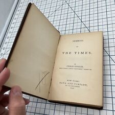 1856 Sermons For The Times Charles Kingsley Owned by New York Politician J Swift picture