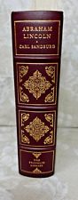 Abraham Lincoln by Carl Sandburg Franklin Library Book, Ltd Ed Leather Bound picture