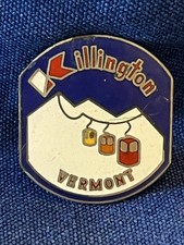 KILLINGTON Vintage Ski Pin Badge VERMONT Skiing Resort Souvenir Travel Lapel picture