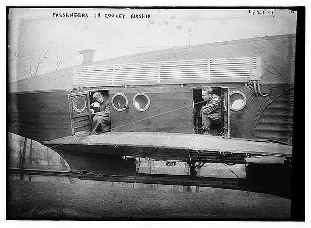 Photo:Passengers in Cooley airship