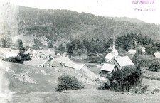 East Barnet VT Vermont from the west Photo Postcard COPY picture