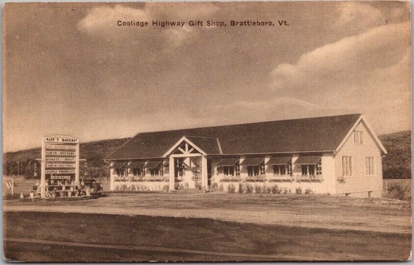 1940s Brattleboro, Vermont Postcard \