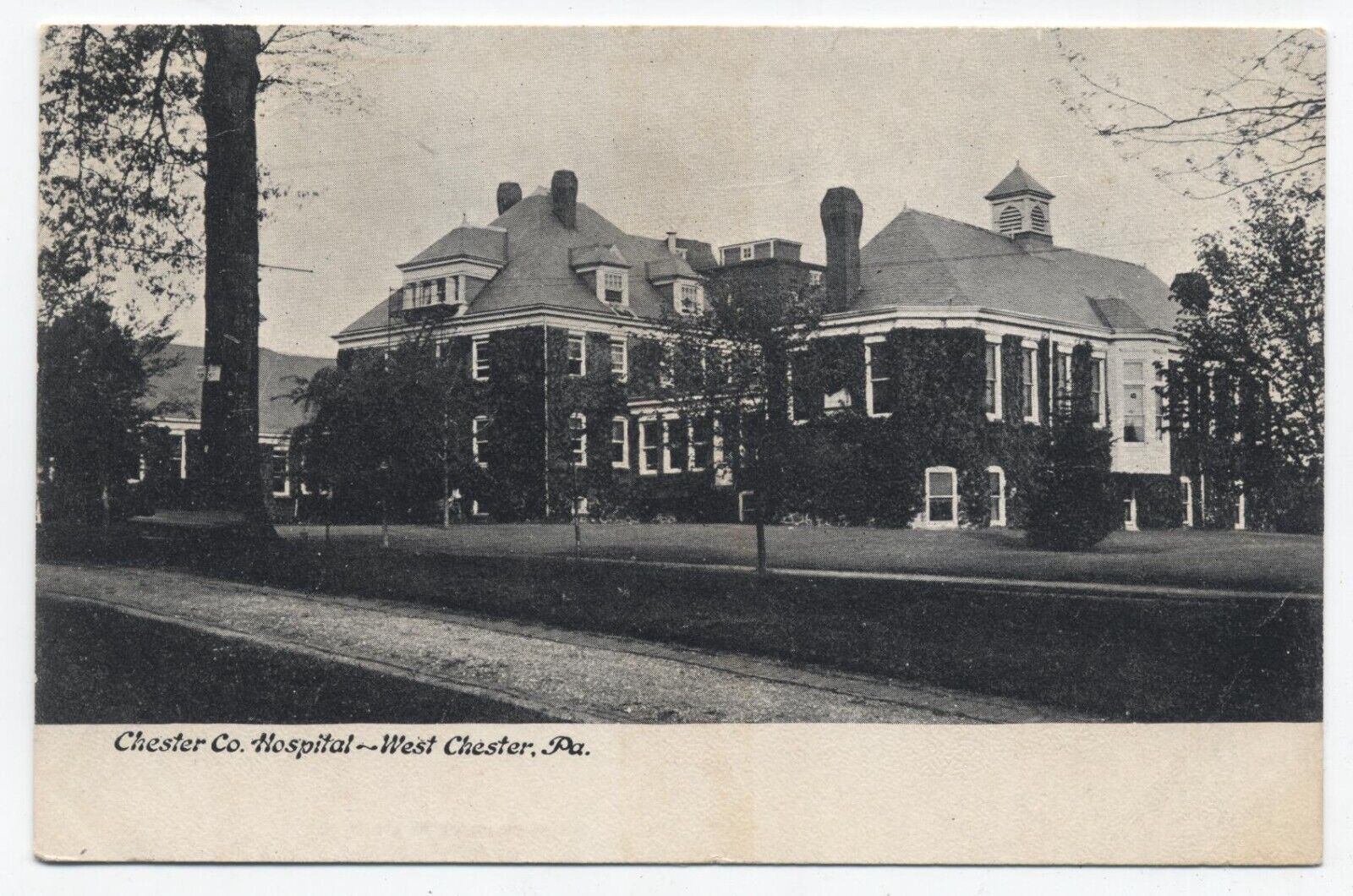 PA ~ Hospital Buildings WEST CHESTER Pennsylvania c1906 Chester County Postcard