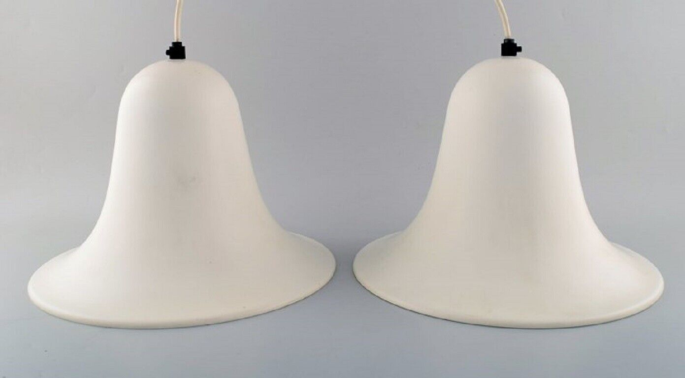 Verner Panton (1926-1998) for Louis Poulsen. A pair of Pantop pendants.