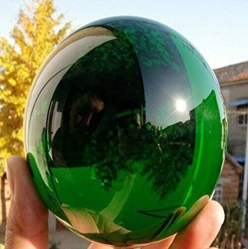 The 60MM Natural Green Sphere Large Crystal Ball Healing Stone