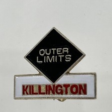 Outer Limits Killington Black Diamond Ski Mountain Lapel Pin Metal Enamel Rare picture