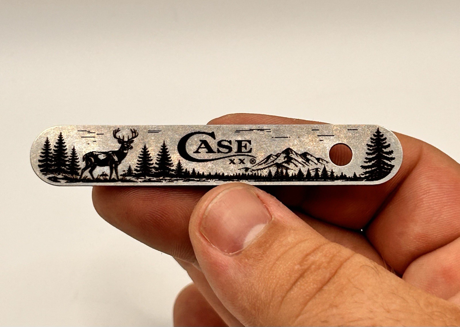 Custom Engraved Knife Pick Blade Opener Case XX Inspired Deer Scene 3” Custom Engraved Knife Pick Blade Opener Case XX Inspired Deer Scene 3”