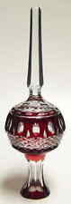 Waterford Clarendon Cased Ruby Tree Topper - Boxed 1736174 picture