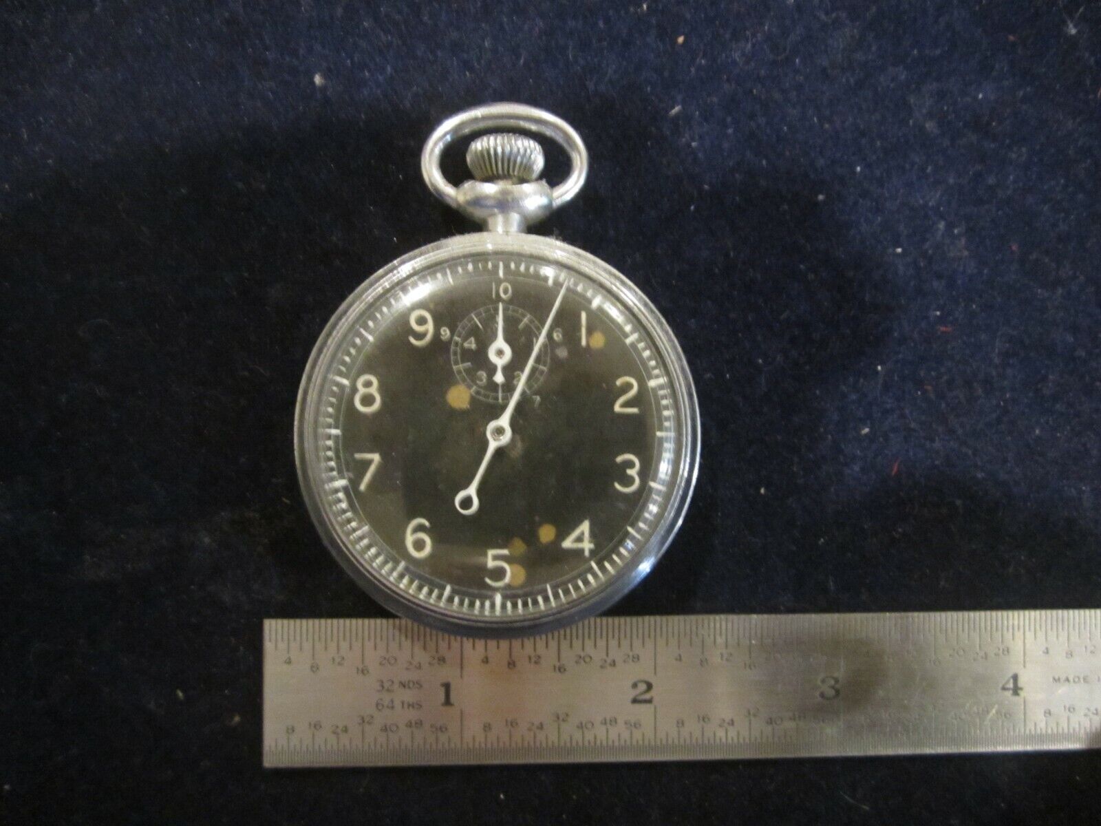 Vintage Waltham Type A-8 bomb timer stop watch working fine AF-44-15539 Military