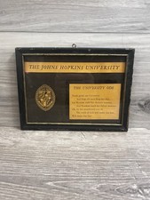 John’s Hopkins Souvenir Framed Cut Out University Ode picture