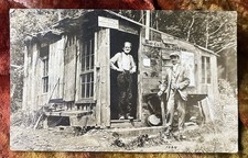 RPPC PHOTO POSTCARD SEARSBURG POST OFFICE VERMONT 1917 picture