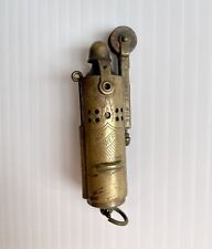 Vintage Bowers Round Brass WWII Military Trench Lighter Kalamazoo, Mich. picture