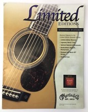 Original 2000 Martin Limited Editions Acoustic Guitar 8.5