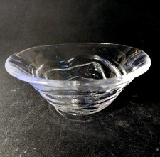 SIMON PEARCE THETFORD DESSERT BOWL, Art Glass, 6 1/4