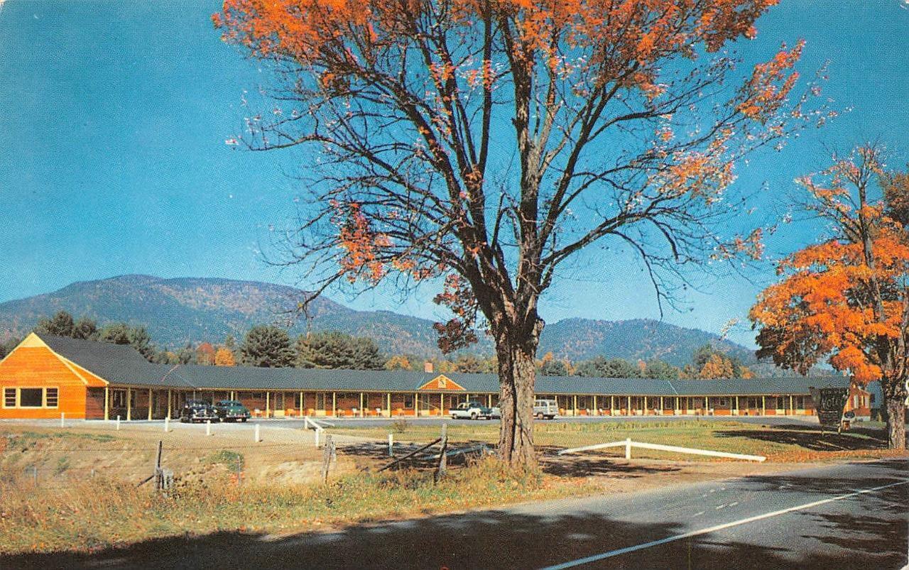 Ascutney, VT Vermont  KIM-MAR MOTEL~Emmett Racy  WEATHERSFIELD Roadside Postcard