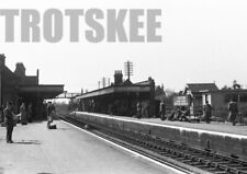 35mm Negative BR British Railways Scene Thetford Station 1953 picture