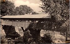 Postcard Taftsville Covered Bridge in Taftsville, Vermont picture