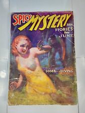 Spicy Mystery Stories Pulp Magazine June 1937 