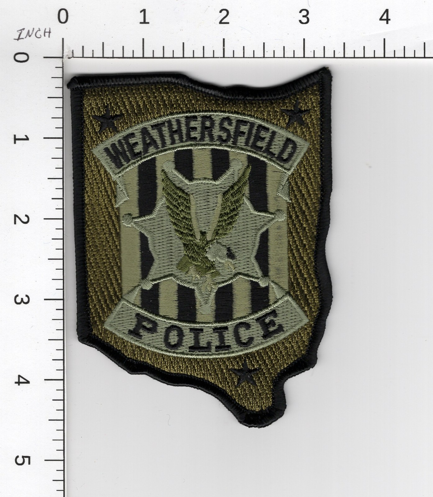 WEATHERSFIELD OHIO ( SUBDUED SWAT ) COLLECTIBLE POLICE EMBROIDERED PATCH WEATHERSFIELD OHIO ( SUBDUED SWAT ) COLLECTIBLE POLICE EMBROIDERED PATCH