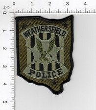 WEATHERSFIELD OHIO ( SUBDUED SWAT ) COLLECTIBLE POLICE EMBROIDERED PATCH picture