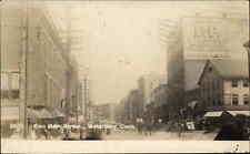 Waterbury Connecticut CT East Main St. c1910 Real Photo Postcard picture