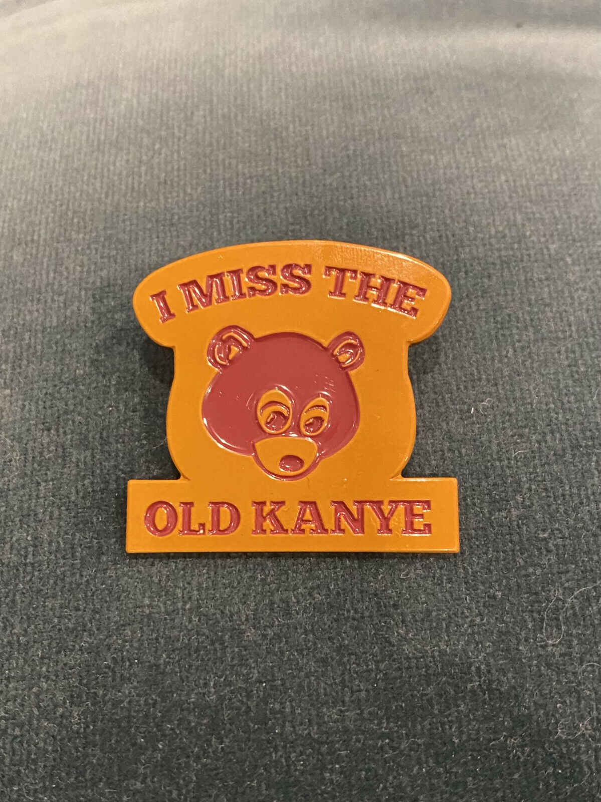 Kanye West enamel Pin Lapel - I miss the old kanye Graduation yeezus chicago
