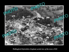 OLD LARGE HISTORIC PHOTO OF WALLINGFORD ENGLAND AERIAL VIEW OF THE TOWN c1920 3 picture