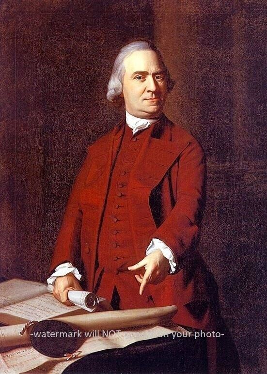 Samuel Adams Portrait PHOTO, Founding Father Art Print, Massachusetts Governor