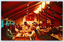 Highgate Springs VT Vermont The Tyler Place Interior Dining Area Vtg Postcard picture