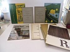 BOOK Rutland RR Large Collection of Annual Reports 1903 through 1967, 16 Total picture